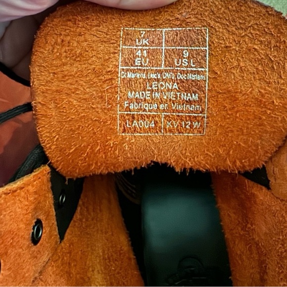 NEW Dr. Martens Leona BRICK RED ☄️- EU 41 / US Woman’s 9 9.5 10 - Picture 6 of 6